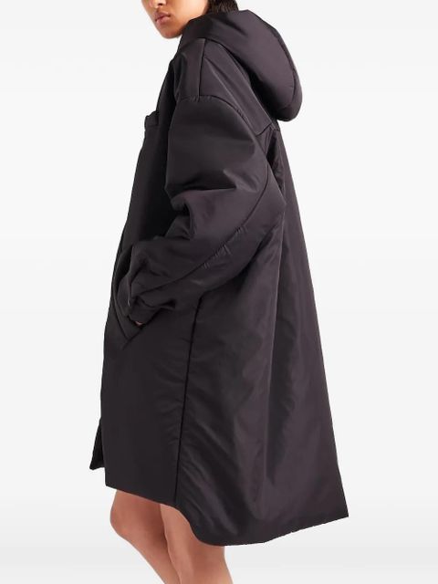 Prada Re-Nylon triangle-logo raincoat - Black