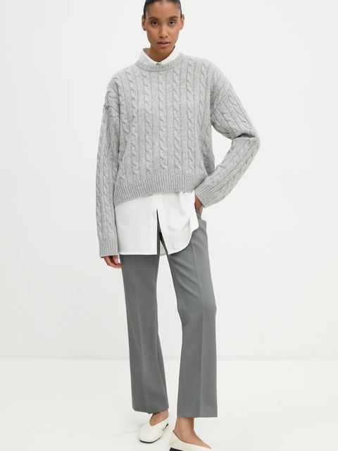 2NDDAY sweter z domieszką wełny Quito damski kolor szary 2245340456