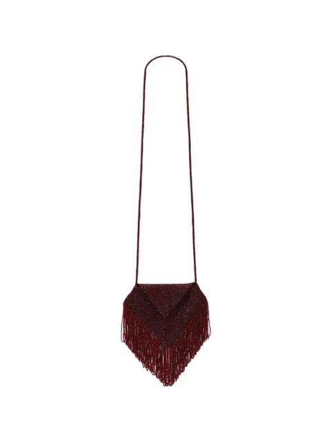 Victoria Beckham Manhattan beaded clutch bag - Red - zdjęcie produktu nr 1