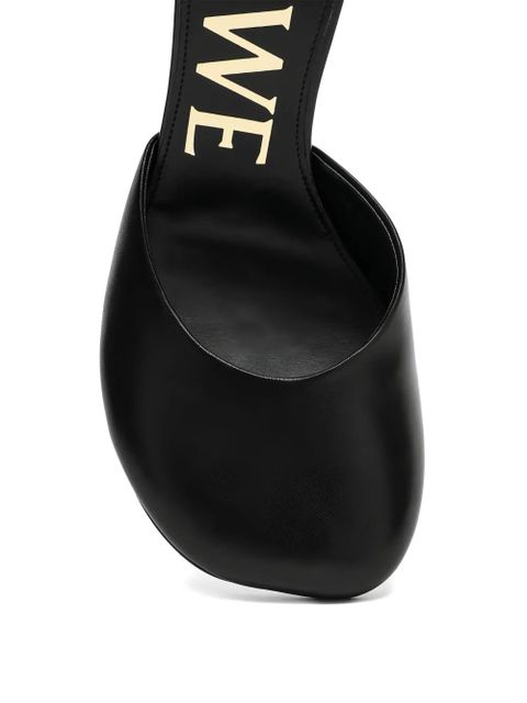 LOEWE 90mm ankle-strap sculpted-heel pumps - Black