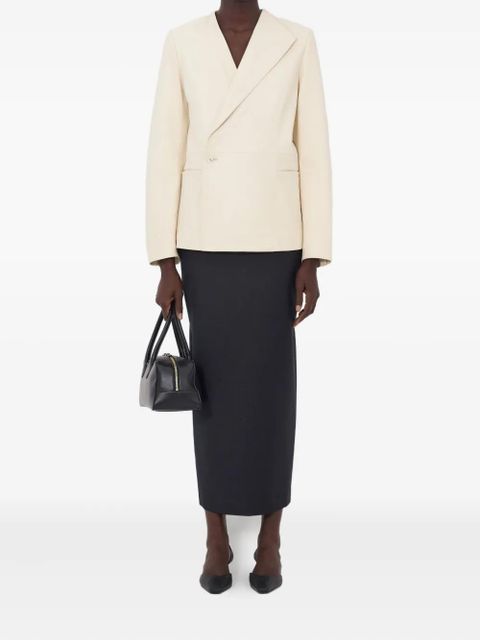 LouLou de Saison Paoli asymmetric leather jacket - Neutrals