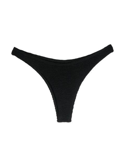 Bond-eye Bound seersucker bikini bottoms - Black - zdjęcie produktu nr 2