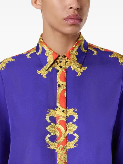 Versace baroque-print shirt - Purple