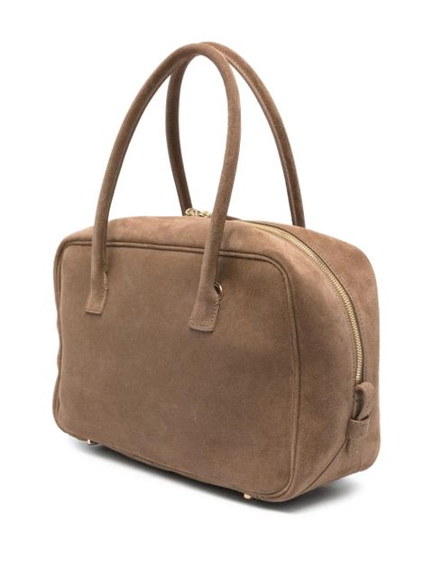 SANDRO suede tote bag - Brown