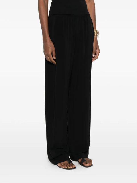 Nanushka barrel leg elasticated trousers - Black