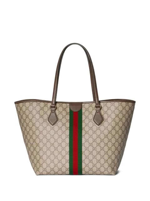 Gucci large Ophidia tote bag - Brown