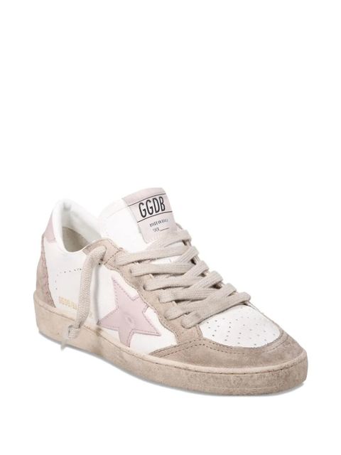 Golden Goose Ball Star suede-panel star sneakers - Neutrals - zdjęcie produktu nr 2