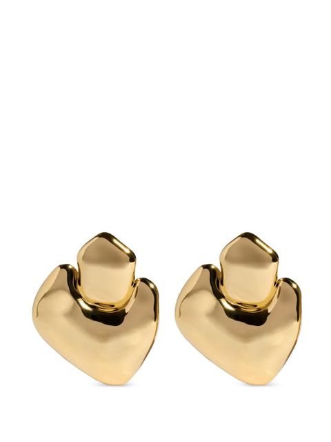 Monica Vinader bold stud earrings - Gold - zdjęcie produktu nr 1