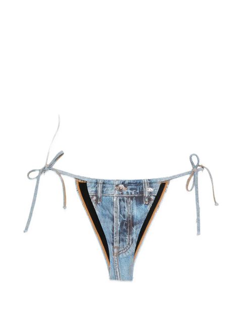 Diesel denim tie bikini - Blue - zdjęcie produktu nr 1