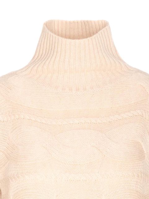 Max Mara Vodka high-neck long-sleeves sweater - Neutrals - zdjęcie produktu nr 2