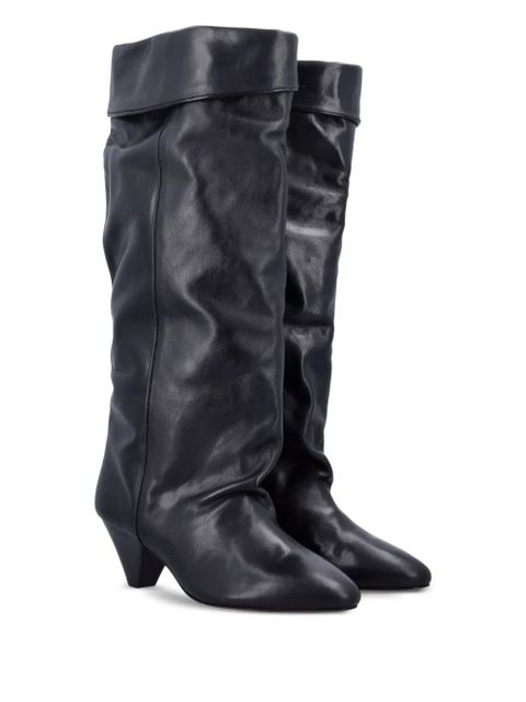 ISABEL MARANT Elita leather boots - Black