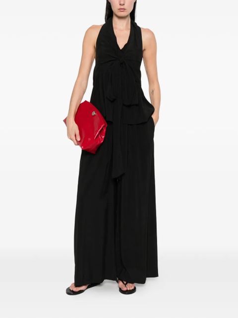 Eleh tie front top - Black - zdjęcie produktu nr 2