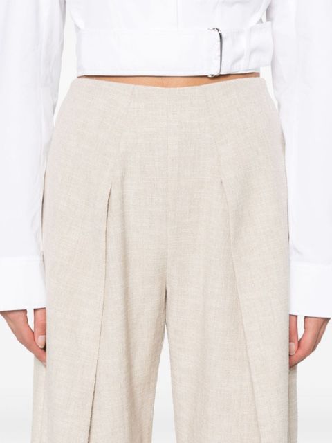 Cult Gaia Pompori wide-leg trousers - Neutrals