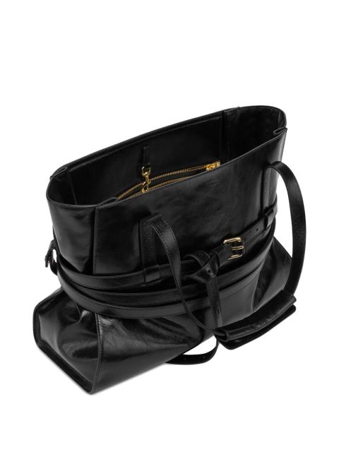 Moschino leather shoulder bag - Black