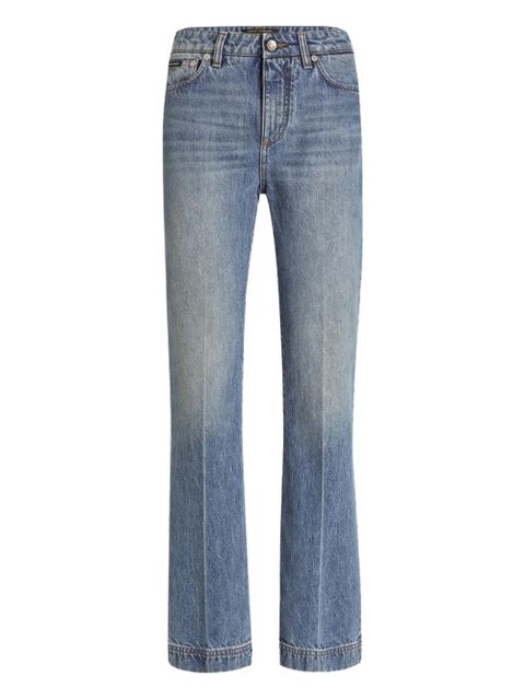 Dolce & Gabbana logo-plaque jeans - Blue - zdjęcie produktu nr 1