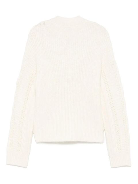 Moncler wool-blend sweater - Neutrals - zdjęcie produktu nr 2