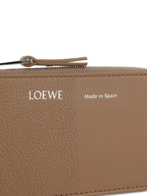 LOEWE grained leather card holder - Brown