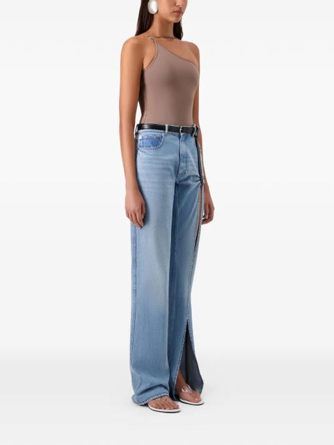 Coperni one-shoulder swimsuit - Neutrals