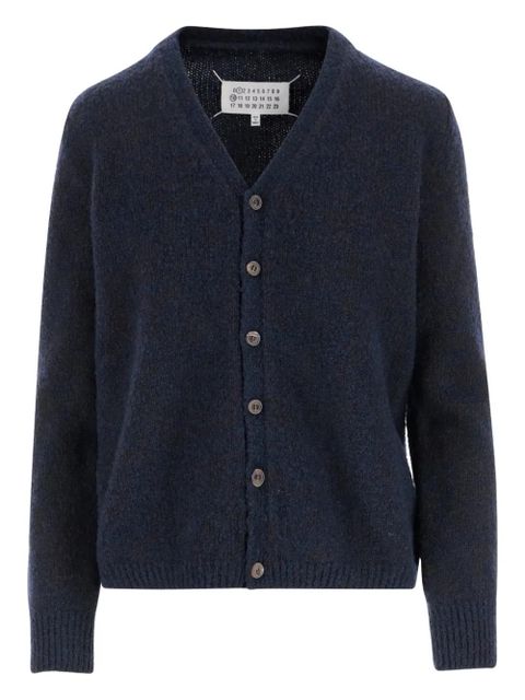 Maison Margiela button-front stitching cardigan - Blue - zdjęcie produktu nr 1