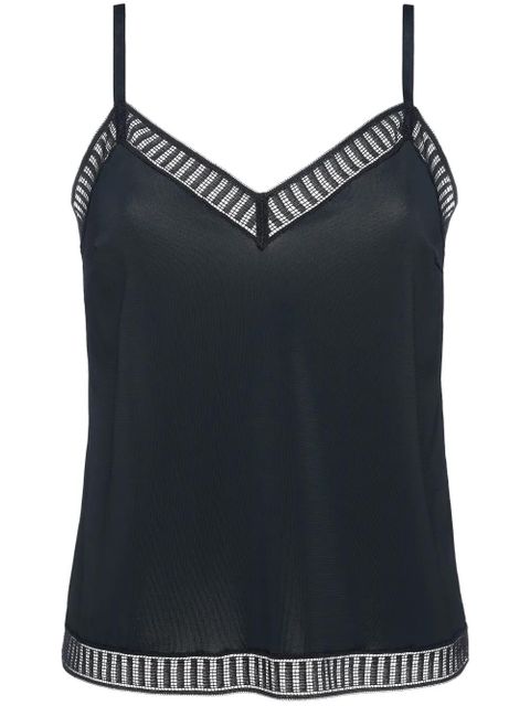 ERES Sandra Graphic V-neck camisole - Blue - zdjęcie produktu nr 1