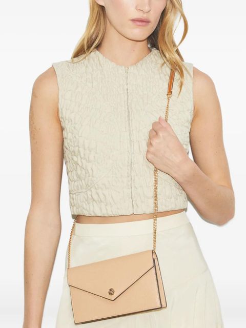 Tory Burch envelope chain wallet - Brown