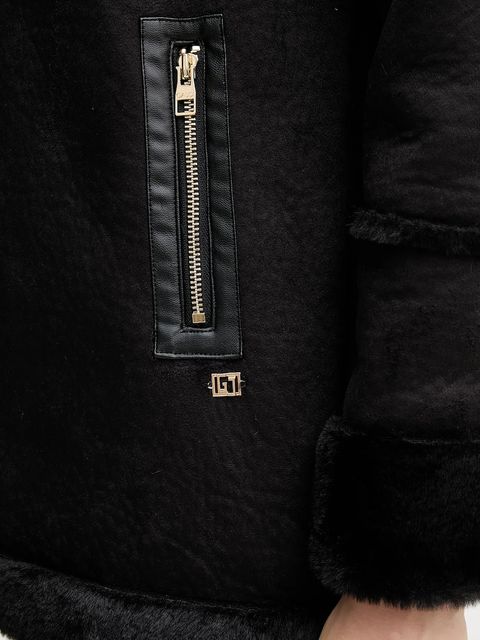 Gaudi płaszcz kolor czarny 521BD39001