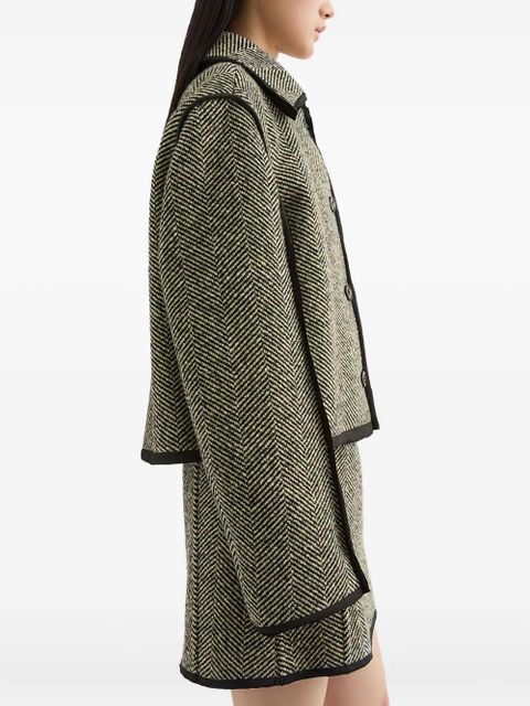 Jil Sander herringbone jacket - Grey - zdjęcie produktu nr 2