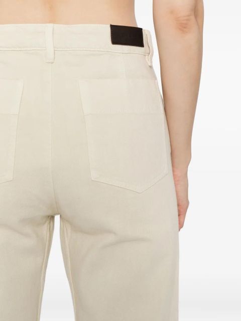 LEMAIRE cotton jeans - Neutrals