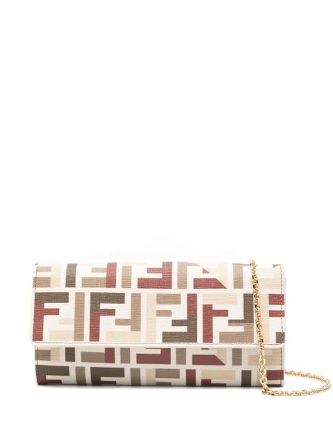 FENDI Fendi Roma FF-motif clutch bag - Neutrals - zdjęcie produktu nr 1