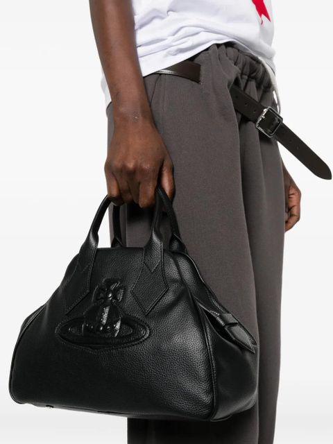 Vivienne Westwood medium Yasmine Orb tote bag - Black - zdjęcie produktu nr 2