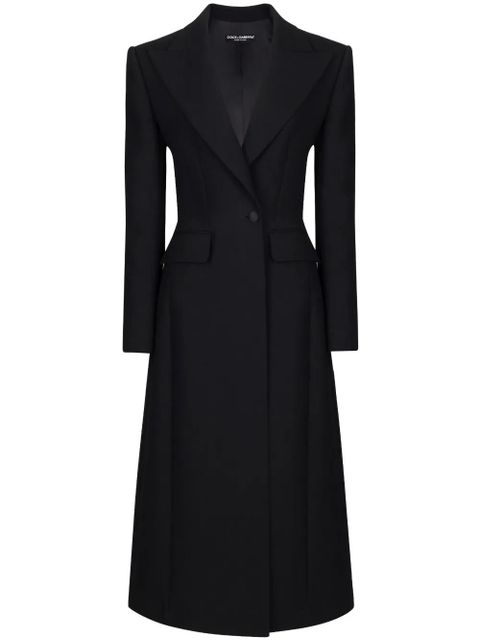 Dolce & Gabbana double-breasted long coat - Black - zdjęcie produktu nr 1