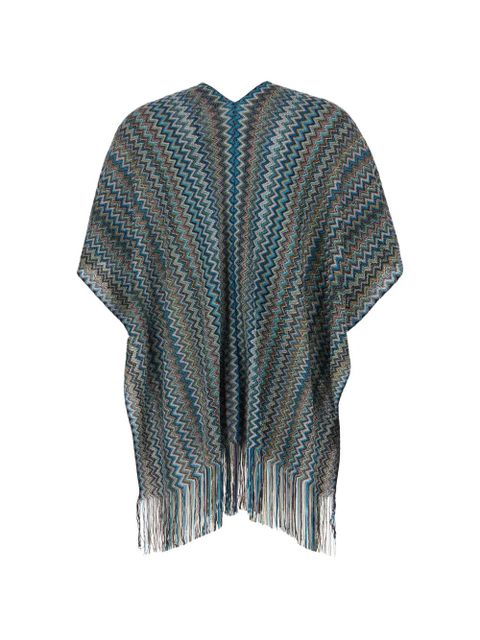 Missoni chevron fringe knitwear - Blue - zdjęcie produktu nr 2
