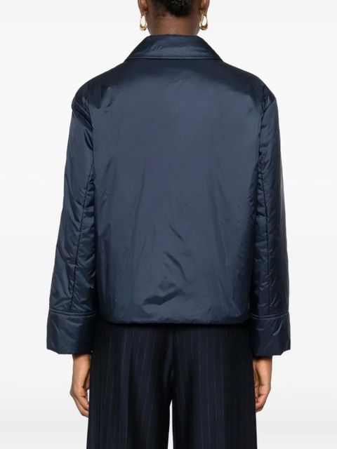 Max Mara quilted-lapels jacket - Blue