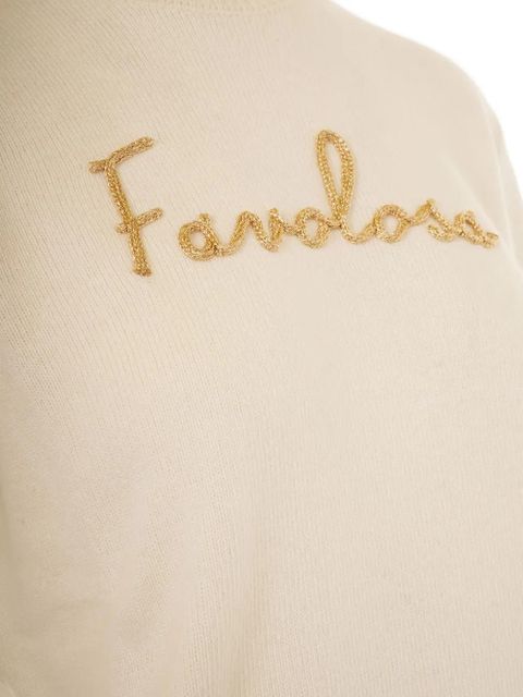 MC2 Saint Barth New Queen embroidered-detail sweater - Neutrals - zdjęcie produktu nr 2