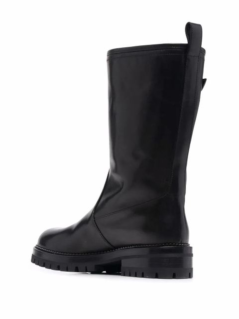 Versace Safety Pin mid-calf boots - Black - zdjęcie produktu nr 2