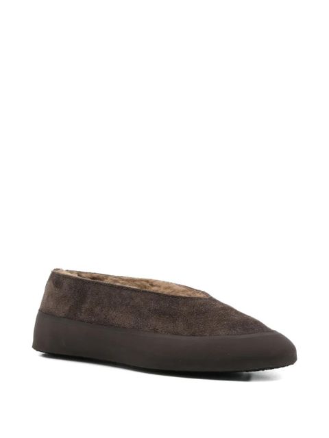 Le Monde Beryl Apres Ski shearling ballet flats - Brown - zdjęcie produktu nr 2