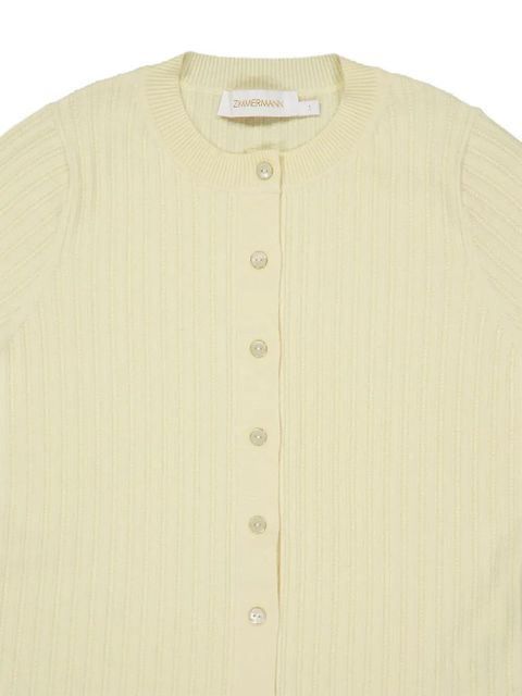 ZIMMERMANN wool cardigan - Yellow