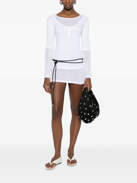 Gimaguas Gemma button mini dress - White - zdjęcie produktu nr 2