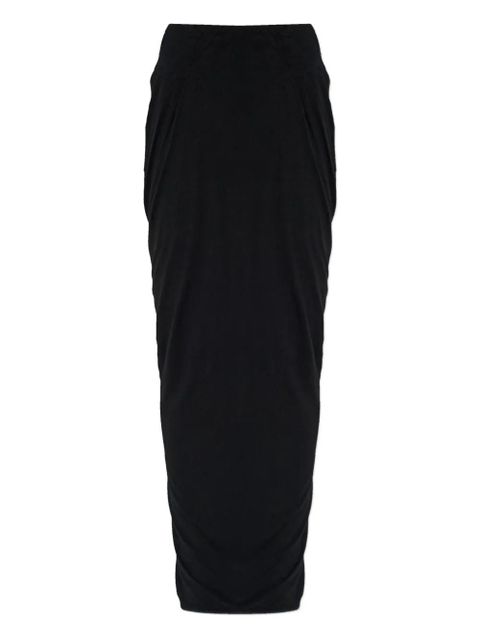 ENTIRE STUDIOS draped midi skirt - Black - zdjęcie produktu nr 1