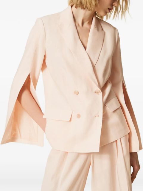 TWINSET double-breasted blazer - Pink