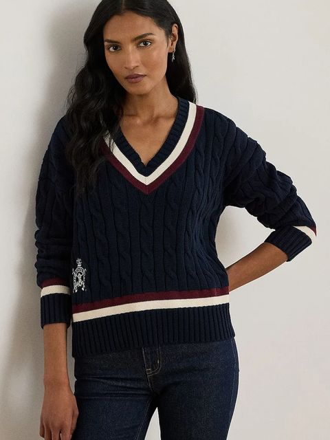 Lauren Ralph Lauren sweter bawełniany - zdjęcie produktu nr 1