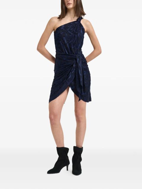 ISABEL MARANT Liliana one-shoulder fil coupé dress - Blue - zdjęcie produktu nr 2