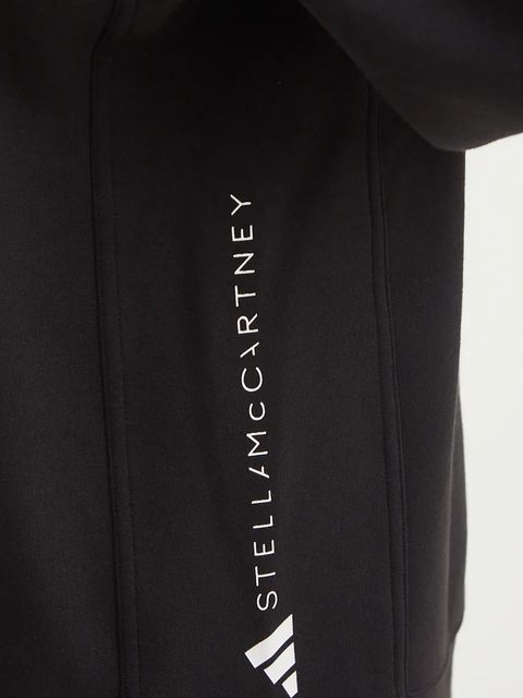 adidas by Stella McCartney bluza dresowa kolor czarny gładka IW6321