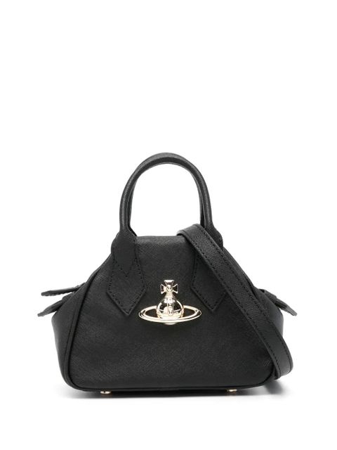 Vivienne Westwood Orb-plaque leather tote bag - Black - zdjęcie produktu nr 1