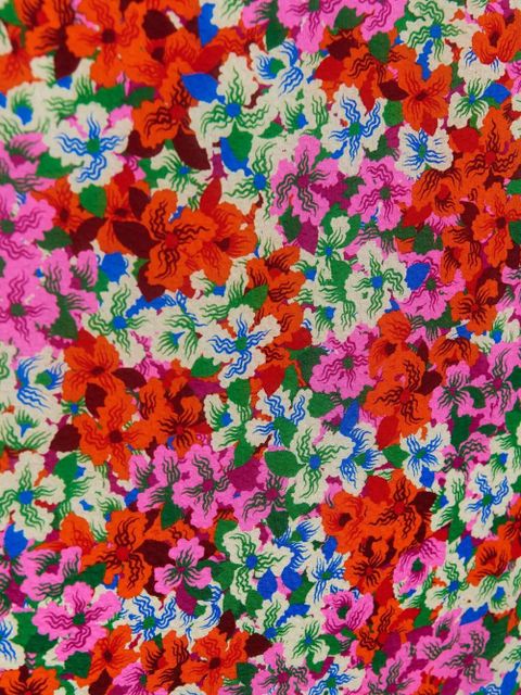 Essentiel Antwerp floral-print scarf - Pink - zdjęcie produktu nr 2