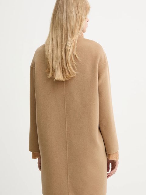 MAX&Co. płaszcz wełniany kolor brązowy 2528016014200 - zdjęcie produktu nr 2