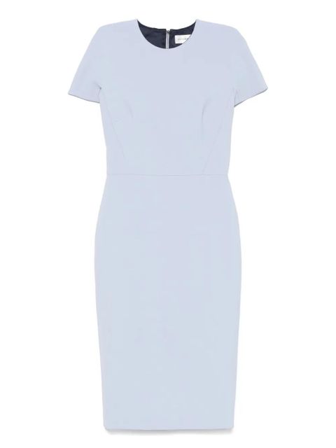 Victoria Beckham crew-neck midi dress - Blue - zdjęcie produktu nr 1