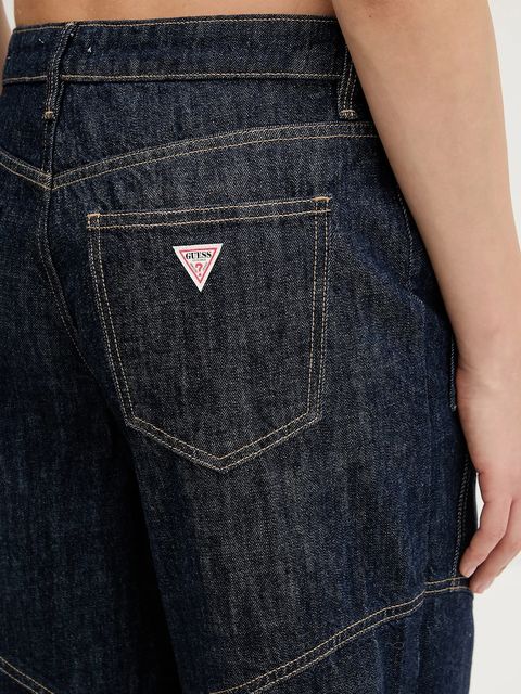 Guess Originals jeansy damskie kolor granatowy W5BA2F D5R0B