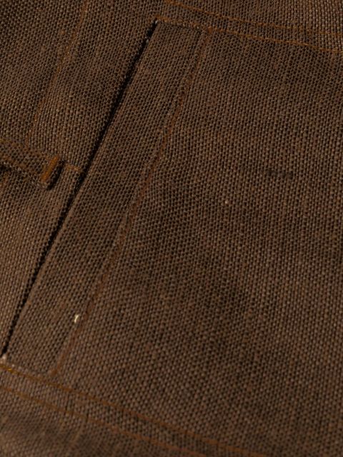 Jacquemus Areia cropped trousers - Brown