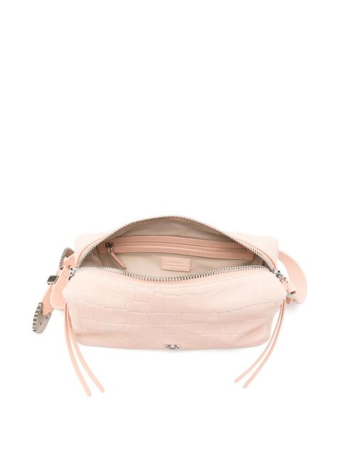 PINKO crocodile-effect shloulder bag